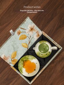 XIANGYE | Ceramic Tea Set For Single Person Use Hand-Painted Gourd Cup
