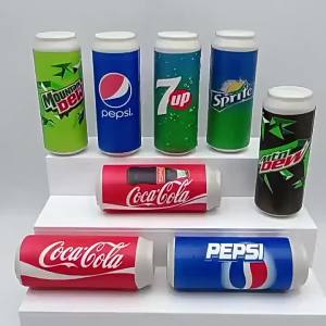Bandai | Soda Can PU Squishy Toy Soft Slow Rising Squeeze Fidget Toy Simulation Drink Can Stress Relief Decompression Toy Kids Party Gift