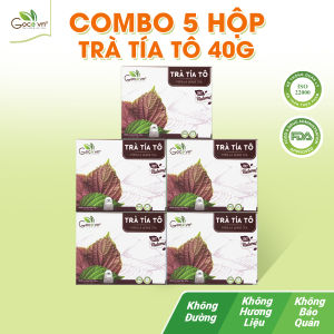 Combo 5 hộp Trà tía tô túi lọc Goce - 5x40g