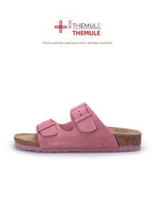 THEMULE | Wide Fit Soft Leather Cork Thick Bottom Big Size Sandals