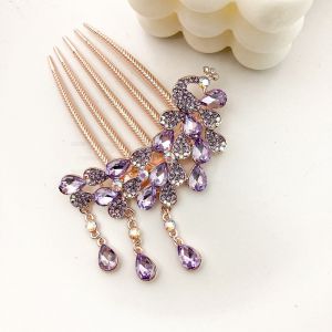 Elegant Diamond Hair Comb Adult Hair Accessories Versatile Hairpins Stylish Hairgrips Fashionable Hair Decorations