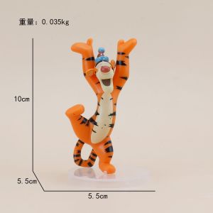 Adorable Big Belly Winnie the Pooh Cake Decoration Pregnant Wife Birthday Decoration Hard Working Mommy Costume Festival Supplies