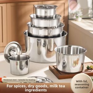 Sunpretty | Multifunctional Small 304 Stainless Steel Bowl with Lid