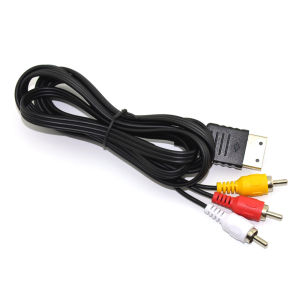 RCA Cable for SEGA Dreamcast DC128 AV Cable 1.8m Audio Video Cord for Dreamcast Male Stereo Extension Wire for DC128