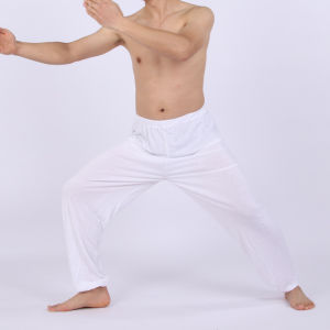 Summer Air-Conditioning Pajama Pants Pure Cotton Artificial Cotton Modal Mens Pants Pants Outwear Mosquito-Covering Pants Daddy Pants Bean Bag Pants