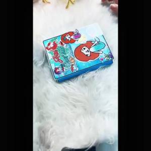 Học liệu bóc dán búp bê giấy nàng tiên cá đồ chơi DIY cho bé gái H22