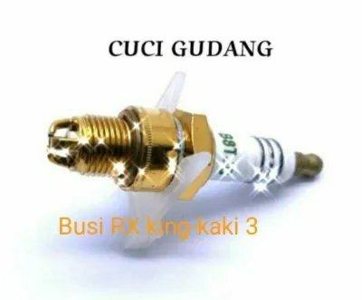 busi racing 3 kaki pengapian bagus dan gede stabil RX king RX special fiz R thunder vespa