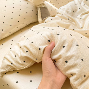 susan | French Polka Dot Double Layered Bedspread Cover Non-100 Cotton
