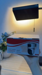 Home-Mall กล้องวงจรปิด 2 เลนส์ ความคมชัด 4K รุ่น 4K-X7 สีขาวดำ แอป ICAM365 รองรับการสื่อสาร 2 จอ รองรับ IP66 ใช้งานง่ายบนมือถือ