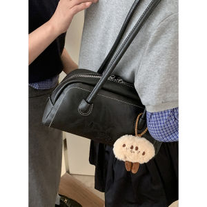 South Korea Niche Style Underarm Bag Female 2024 New Arrival Tide Autumn Winter Retro Pillow Bag Versatile Large Capacity Commuter Bag