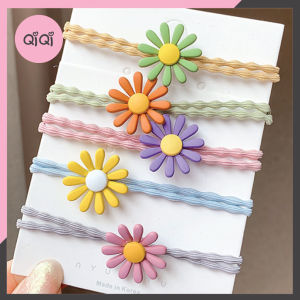 (1k) Set 20 Chun buộc tóc hoa cúc nhiều màu sắc hot trend Qiqishop