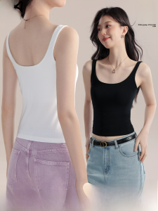 MiiOW | Áo ba lỗ không dây một mảnh có đệm ngực MiiOW Cat Lady Áo ba lỗ không dây mùa hè Áo ngực không dây Áo ba lỗ có thể mặc ngoài trời