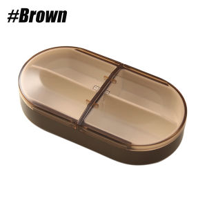 Portable Travel Pill Organizer Case for Pocket Daily Pill Box BPA Free Plastic Medicine Vitamin Holder Container 4 Compartments