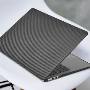 Carbon Fiber Texture Laptop Cases For Macbook Neo Air Pro 13 14 15 16 Case Hard M5 M4 M2 M1 Scratch Resistant Protective Cover