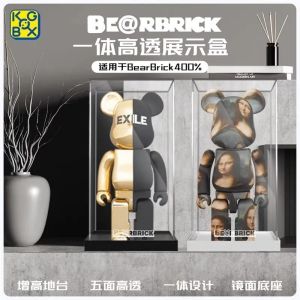 Acrylic Storage Box Bearbrick Display Case Dustproof Cover Violent Bear Transparent Protective Lid Block Bear Collectible Storage