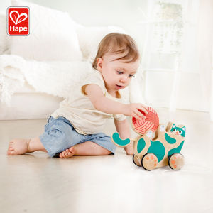 Hape | Educational Wooden Walking Toy for Toddlers