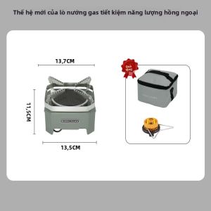 Bếp Ga Di Động Lohascamping 4000W Tiết Kiệm Năng Lượng Kiểu Tách Rời Hồng Ngoại Ngoài Trời Chống Gió Dùng Cho Cắm Trại