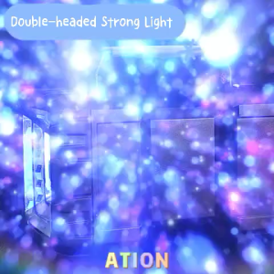 844 Double Head LED Flashlight: Conquer Any Darkness Rain or Shine