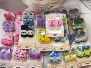 Happy New Baby Cartoon Socks Cute Cotton 3D Cartoon Socks 1 pair Baby 3D Sock for 0-12m cute sock