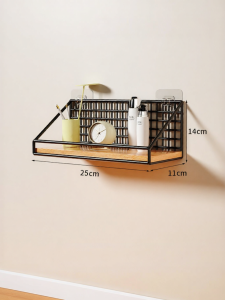 Wall Mount Organizer No Drilling Required Floating Shelf