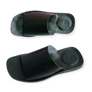 SANDAL KULIT PRIA ( GARANSI KULIT SAPI 100% ) MODEL 4030 HITAM ( PREMIUM HIGH QUALITY )