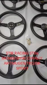 STIR STEER SETIR RACING 13 INCH MOBIL IMPORT HITAM