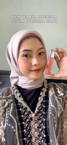 Wardah Glasting Liquid Lip Glasting - Lip Cream Glossy Finish