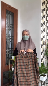 PROMO TERBARU TUNIK WANITA JUMBO LD 120/ ATASAN WANITA TERBARU / TUNIK MOTIF KOTAK LONG TUNIK FLANEL HALUS LEMBUT NEW SERI LD 120//GAMIS TERBARU//TUNIK TERBARRU