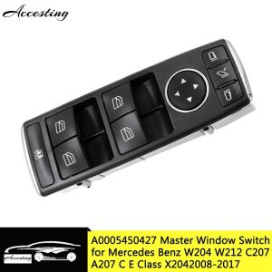 หน้าต่างหลักสวิทช์ปูด้านหน้าลิฟท์สวิทช์สำหรับ Mercedes-Benz W212 E-Class 207 C117 G550 C2