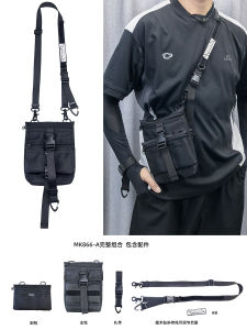 Original Functionality Style Detachable Module Small Crossbody Phone Bag Waist Bag for Men And Women with Zipper Opening