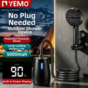 YEMO | Battery Powered Long-lasting Portable Electric Shower