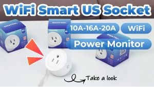 SMATRUL WiFi Smart Socket Original Wifi Smart Plug outlet with Timer and Voice Control Command Works with Amazon echo ALEXA and Google Home and