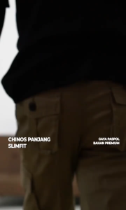 Celana Cargo Panjang Pria ORIGINAL MDF – Bahan American Drill Premium Kuat & Stylish Dipakai Harian