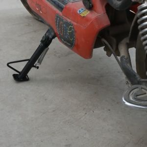 Motorcycle Universal Side Stand 16/18/20cm Adjustable Foot Kickstand Universal For Motorcycle With Bolts Heavy Duty Motorcycle Parts Accessories VA362