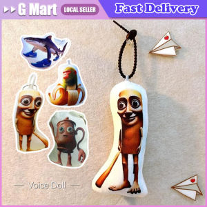 Key Chain Tralalero Tralala Tung Tung Tung Sahur Brr Brr Patapim Meme Funny Italian Brain Rot Animals Acrylic Keychain Pendant