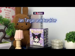 Rokeet Jam Tangan Analog Anak Karakter Lucu Kuromi Sanrio Family GRATIS BOX
