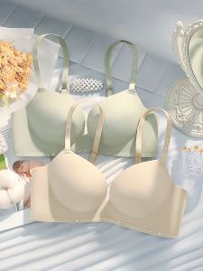 Thickened 4cm One-Piece Seamless Bra Womens Flat Chest Special Boosting Chest Upward Pushing Summer Underwear Sensual Style