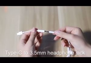 Type-C at iphone to 3.5mm AUX Headphones Adapter Type C To 3.5 Jack Earphone Audio cable