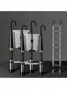 MOLORE | Telescopic Foldable Ladder With Hooks