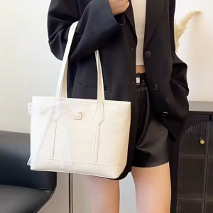 SEA YADOU กระเป๋าหญิงความจุขนาดใหญ่แมทช์ลุคง่ายกระเป๋าโท้ทแฟชั่นฤดูร้อนรุ่นใหม่กระเป๋าสะพายไหล่สำหรับนักเรียนเข้าชั้นเรียน