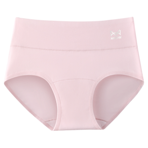 Quần lót MiiOW cho nữ làm  vải cotton kháng khuẩn thoáng khí dáng tam giác cạp cao