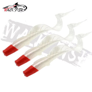 WALK FISH 3Pcs 11cm/13g Soft Lure Worm Long Tail Big Bait Grub Artificial Crank Wobbler Swimbait For Bass Trout Crappie Pike