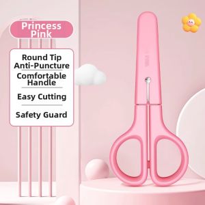 deli | Safety Easy-cutting Portable Childrens Scissors Small