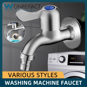 304 Stainless Steel Washing Machine Faucet Bathroom Faucet Fast Installation Outdoor Indoor Garden Faucet