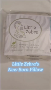 Little Zebra 100% Natural Latex Baby Pillow | Newborn Pillow | Toddler Pillow