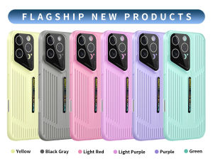 Mesh Breathable Phone Case For iPhone 16 17 Pro Max 17 Air Grid Heat Dissipation Cooling Bumper Cover