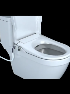 Bidet Toilet Seat Cover Non-Electric + Soft Closing Dual Nozzle Manual Control Penutup Tempat Duduk Tandas 马桶盖