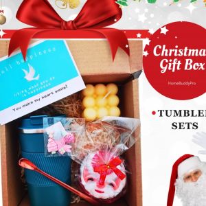 Deluxe Christmas Gift Set with Tumbler Value Gift Box for Christmas Gifts Exchange Christmas Gift Present