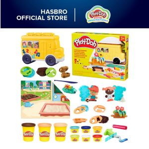Play-Doh School Day Adventures Playset with Playmat 15 Tools 9 Colors Preschool Toys for 3 Year Olds & Up