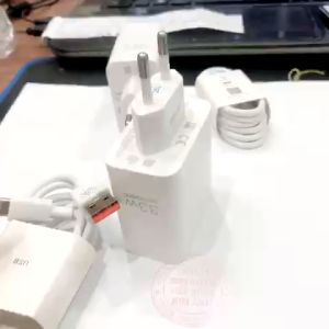 Bộ sạc nhanh Oppo SUPER VOOC - Cóc 33W Cáp 6A lõi màu cam Zin máy hàng chính hãng bảo hành 12 tháng